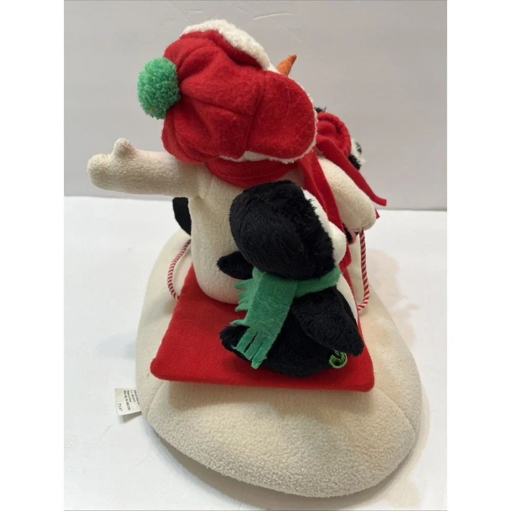 2007 Hallmark Jingle Pals Animated Music SNOW WHAT FUN Snowman Penguin Pup WORKS